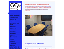 Tablet Screenshot of gcsigno.com